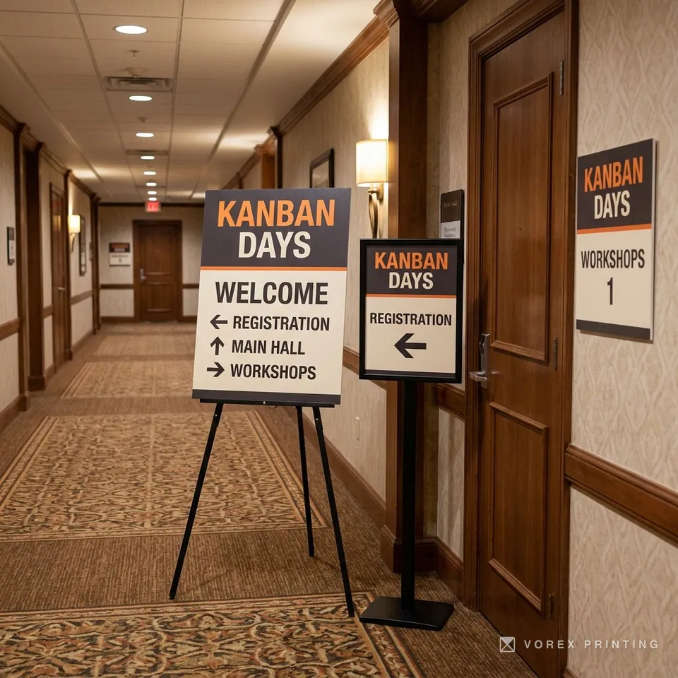 Event Directional Signs by Vorex Printing
