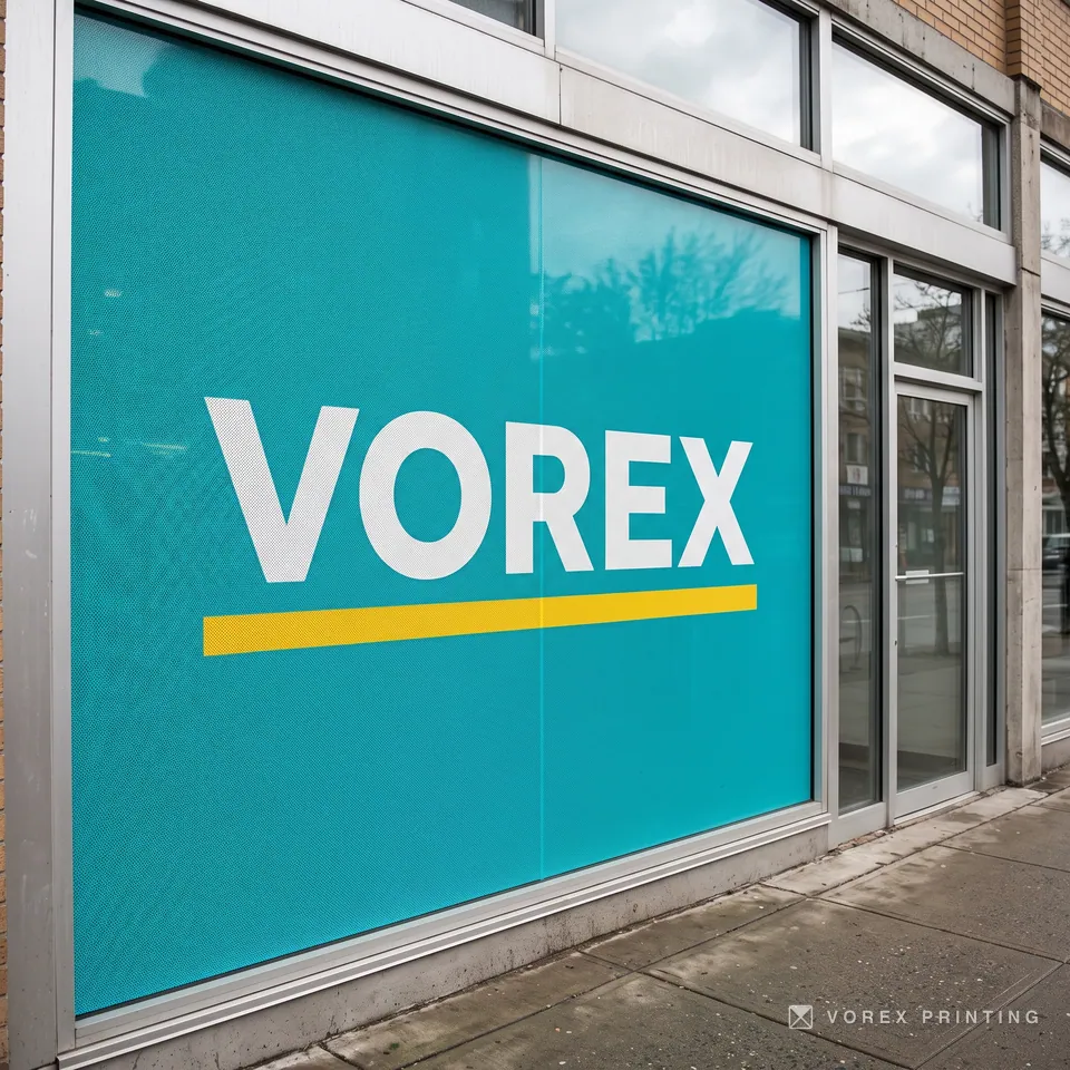 Perforated Window Film by Vorex Printing