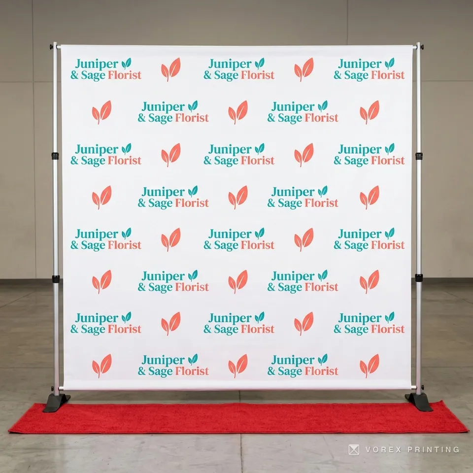 Step and Repeat Backdrops by Vorex Printing